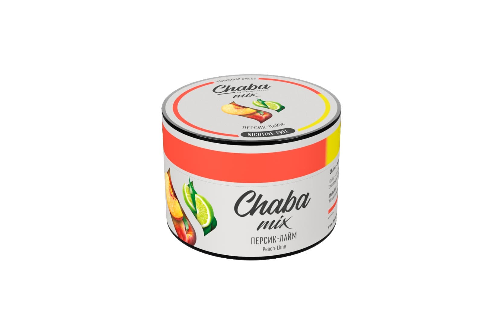 Бестабачная смесь для кальяна Chaba Mix — Peach-Lime (Персик-лайм)