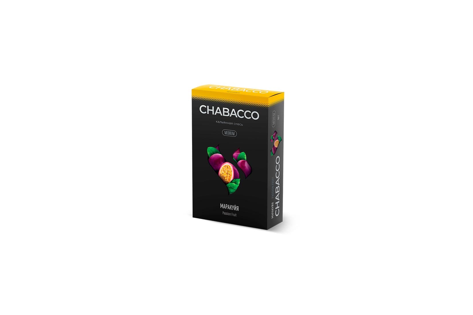 Бестабачная смесь для кальяна Chabacco MEDIUM — Passion Fruit (Маракуйя)